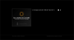 Desktop Screenshot of cabanesdecacharel.com